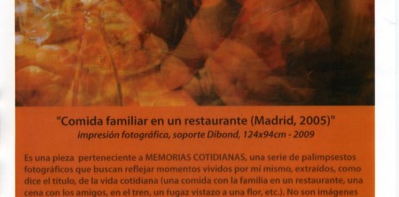 Comida familiar en un restaurante