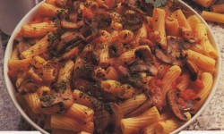 Sedani con salsa d´ arrosto (sedani con salsa de asado)