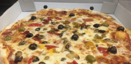 Pizza capriccio alla zíngara (Pizza al capricho de la gitana)