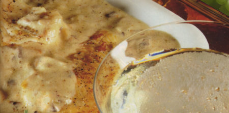 Lasagna all`uva (lasaña con uvas)