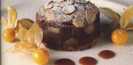 TORTINO DI PERE E CIOCCOLATO (TORTITA DE PERAS Y CHOCOLATE)