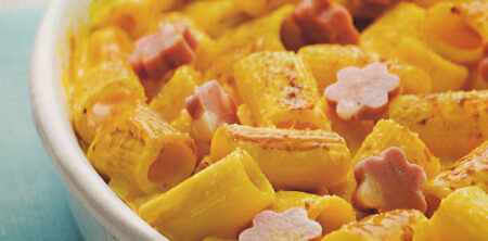 SEDANI AL ZENZERO GRATINATI CON MORTADELLA (SEDANI DE JENGIBRE GRATINADOS CON MORTADELLA)