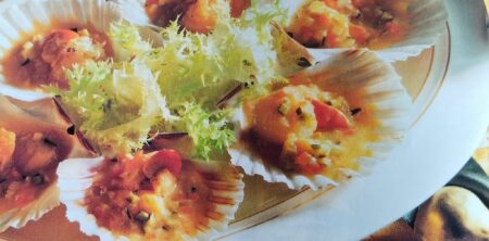 CAPESANTE ALLO ZAFFERANO (VIEIRAS AL AZAFRÁN)