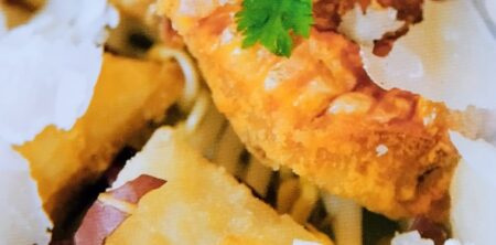 INSALATA DI CALAMARI, GRANA PADANO E POLVERE DI LIMONE (ENSALADA DE CALAMARES, GRANA PADANO Y POLVO DE LIMÓN)