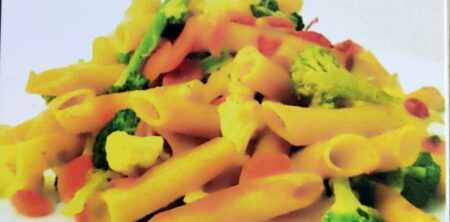 PASTA DI LENTICHIE ROSSE ALLA MIRIAM (PASTA DE LENTEJAS ROJAS A LA MIRIAM)